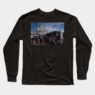 Browsing the Helsinki Day Markets Long Sleeve T-Shirt